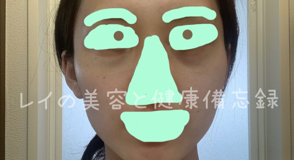 アンドビー ファンシーラー ライトピンク スウォッチ写真(片方のクマに塗布)